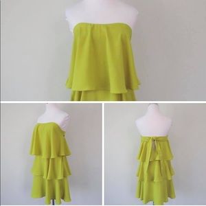 Endless Rose Strapless Ruffle Dress